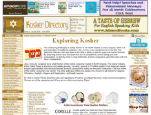 Tablet Screenshot of kosher-directory.com